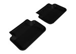 3D MAXpider 2009-2016 Audi A4/S4/RS4 Kagu 2nd Row Floormats - Black; 2009-2016