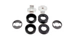 BMR 15-17 S550 Mustang Cradle Bushing Lockout Kit Level 1 - Black