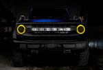 Oracle 2021 Ford Bronco Base Headlight LED Halo Kit - ColorSHIFT - w/ 2.0 Controller; 2021-2024