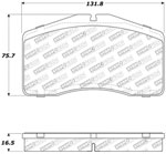 StopTech Sport Brake Pads Porsche 928, Front; 1993-1995