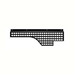 Putco 20-21 Jeep Gladiator - 5ft (Sandard Box) Molle Passenger Side Panel; 2020-2024