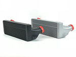 CSF 04-13 BMW 335i/xi (E90/E91/E92/E93) High Performance Stepped Core Bar/Plate Intercooler - Black; 2004-2013