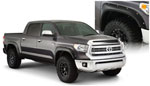 Bushwacker 14-18 Toyota Tundra Fleetside Pocket Style Flares 4pc 66.7/78.7/97.6in Bed - Black; 2014-2018