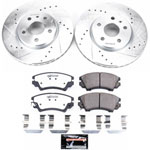 Power Stop 2017 Buick Regal Front Z26 Street Warrior Brake Kit; 2017-2017