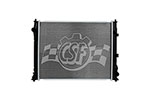 CSF 16-20 Honda Civic 2.0L OEM Plastic Radiator; 2016-2020