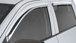 Stampede 2004-2015 Nissan Armada Tape-Onz Sidewind Deflector 4pc - Chrome; 2004-2015