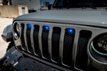 Oracle Pre-Runner Style LED Grille Kit for Jeep Gladiator JT - Blue; 2020-2022