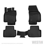 Westin 2017-2018 Volkswagen Tiguan Profile Floor Liners 5pc - Black; 2017-2018