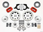 Wilwood Forged Dynalite Front Kit 11.75in Drilled Red 59-64 Chevy Impala / 63-64 Corvette; 1959-1964