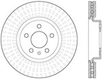 StopTech Audi A7 Quattro Sport Drilled/Slotted Rotor, Front Left; 2011-2018