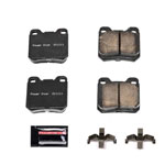 Power Stop 97-01 Cadillac Catera Rear Z23 Evolution Sport Brake Pads w/Hardware; 1997-2001