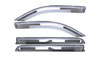 Putco 19-20 Ram 1500 - Quad Cab (Set of 4) Element Chrome Window Visors; 2019-2022