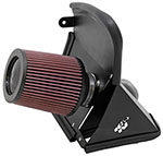 K&N 09-10 Audi A4 2.0L Typhoon Air Intake; 2009-2010