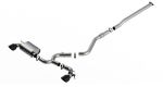 Borla 22-23 Hyundai Kona N 2.0L 4 CYL. Turbo AT/MT ATAK Catback Exhaust Black Chrome; 2022-2023