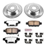 Power Stop 09-14 Acura TL Rear Z36 Truck & Tow Brake Kit; 2009-2014