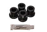 Energy Suspension 80-87 Toyota Pick Up Black Rear Spring Frame Shackle Bushing Kit; 1980-1987