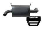 Gibson 16-18 Polaris RZR XP Turbo EPS Base 2.25in Single Exhaust - Black Ceramic