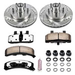 Power Stop 95-99 Chevrolet C1500 Front Z36 Truck & Tow Brake Kit; 1995-1999