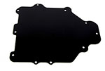 UMI Performance 93-02 GM F-Body HVAC Delete Panel Aluminum Black; 1993-2002