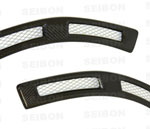 Seibon Carbon Fiber Fender Ducts (Pair) Mitsubishi Lancer Evo X; 2008-2012