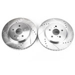 Power Stop 04-06 Lexus RX330 Front Evolution Drilled & Slotted Rotors - Pair; 2004-2006