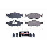 Power Stop 95-00 Ford Contour Front Z23 Evolution Sport Brake Pads w/Hardware; 1995-2000