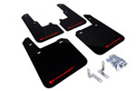 Rally Armor 2015 Subaru Outback UR Black Mud Flap w/ Red Logo; 2015-2015