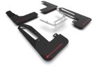 Rally Armor 2023+ Honda Civic Type R Black Mud Flap Red Logo; 2023-2023