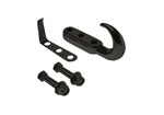 Rampage 1945-1949 Jeep CJ2A Tow Hook Kit - Black; 1949-1949