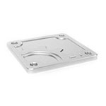 BuiltRight Industries 2020 Jeep Gladiator Bed Plug Plate Cover (Alum) - Silver; 2020-2024