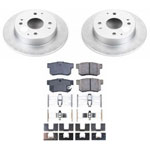 Power Stop 98-99 Acura CL Rear Z17 Evolution Geomet Coated Brake Kit; 1998-1999