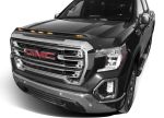 AVS 19-22 GMC Sierra 1500 Aeroskin Low Profile Hood Shield w/ Lights - Onyx Black; 2019-2022