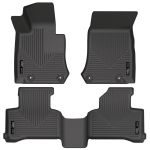 Husky Liners 17-22 Mercedes-Benz GLC300 Weatherbeater Black Front & 2nd Seat Floor Liners; 2017-2022