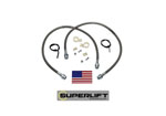 Superlift 79-96 Toyota Pickup/4Runner w/ 3-7in Lift Kit (Pair) Bullet Proof Brake Hoses