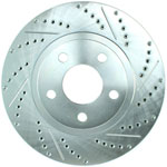 StopTech Pontiac Bonneville Select Sport Drilled/Slotted Rotor, Front Left