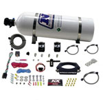 Nitrous Express 2014+ Chevrolet Corvette C7 Nitrous Plate Kit (50-300HP) w/15lb Bottle; 2014-2019