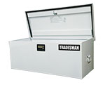 Tradesman Steel Job Site Box/Chest (Light Duty/Large) (42.75in.) - White