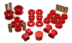 Energy Suspension 02-04 Acura RSX (includes Type S) Red Hyper-Flex Master Bushing Set; 2002-2004