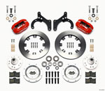 Wilwood Forged Dynalite Front Kit 12.19in Red 59-64 Chevy Impala / 63-64 Corvette; 1959-1964