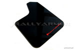 Rally Armor Universal fitment (no hardware) UR Black Mud Flap w/ Red Logo