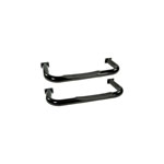 Rugged Ridge 3in Round Tube Side Steps Black 76-83 CJ5; 1976-1983