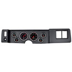 Autometer Designer Black 79-81 Camaro Dash Kit 6pc Tach / MPH / Fuel / Oil / WTMP / Volt; 1979-1981