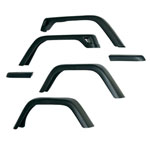 Omix 7-Inch Fender Flare Kit- 97-06 Jeep Wrangler; 1997-2006