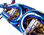 VR Performance Audi R8 2020+ Blue Titanium Exhaust System