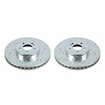 Power Stop 16-20 Mercedes-Benz GLC300 Front Evolution Drilled & Slotted Rotors - Pair