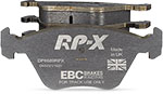 EBC Racing 13-14 Audi RS7 4.0L Twin Turbo (Cast Iron Rotors w/Round Weights) RP-X Front Brake Pads