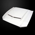 Amerihood Ford Mustang Type-C Style Functional Ram Air Hood; 2013-2014