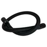 Fleece Performance 98.5-18 Dodge Cummins 34.5in Common Rail/VP44 Coolant Bypass Hose (BLK-Braided); 1998-2018