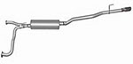 Gibson 05-08 Nissan Pathfinder LE 4.0L 2.5in Cat-Back Single Exhaust - Aluminized