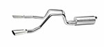 Gibson 88-93 Chevrolet C1500 Cheyenne 5.7L 2.5in Cat-Back Dual Split Exhaust - Stainless; 1988-1993